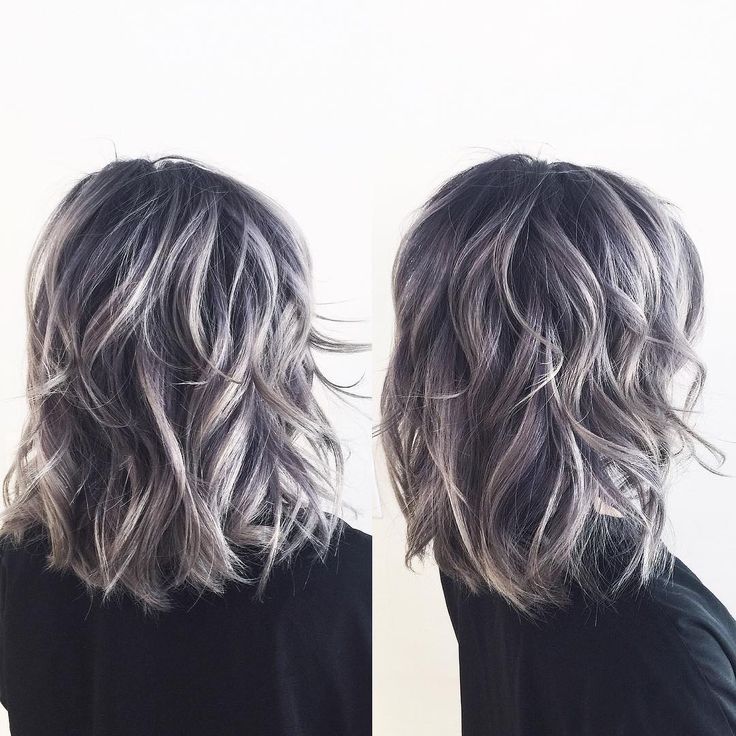Long layered blowout with honey balayage
